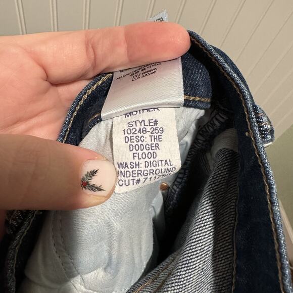 Mother Superior Dodger Flood Jeans Digital Underground Size 31 - Picture 8 of 9